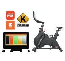 Enerfit Spin Bike Elettro Magnetica SPX 9900 Volano 25 Kg Schermo Touch Screen 16 Pollici Android