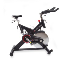 Indoor Cycle JK 556 entraînement par courroie + Console sans fil + Récepteur cardio sans fil JK FITNESS cod. JK556